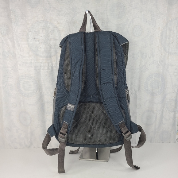 Overland Equipment blue and gray multi-compartment multi-purpose backpack - Picture 3 of 16